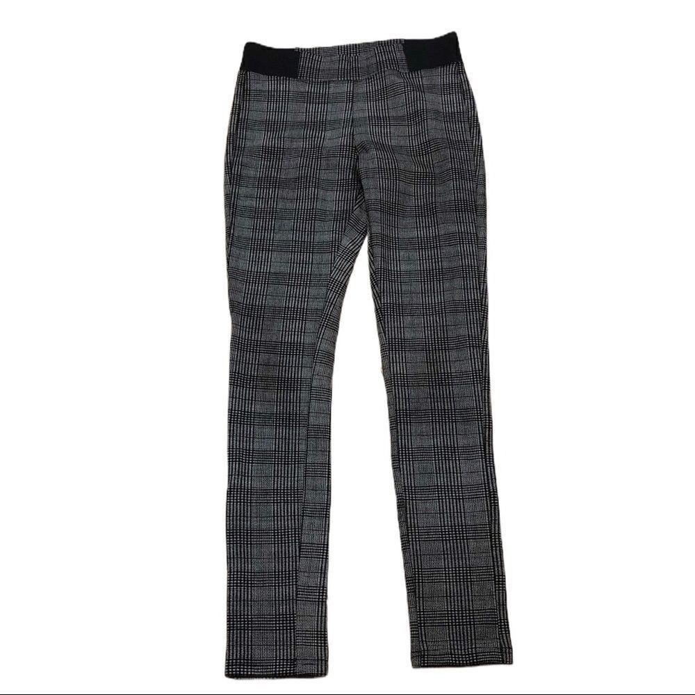 Mercer & Madison Plaid Pull On Stretch Skinny Pant Sz S